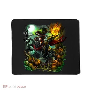 Flaming Headless Horseman Mousepad