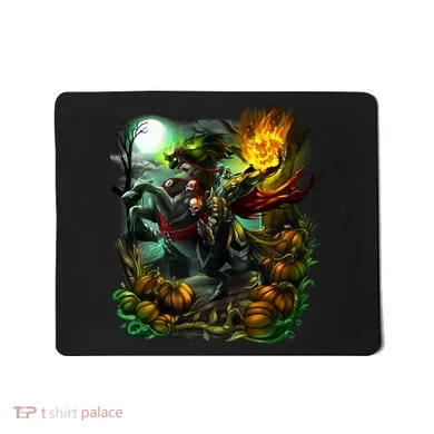 Flaming Headless Horseman Mousepad