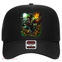 Flaming Headless Horseman Hat thumb 0