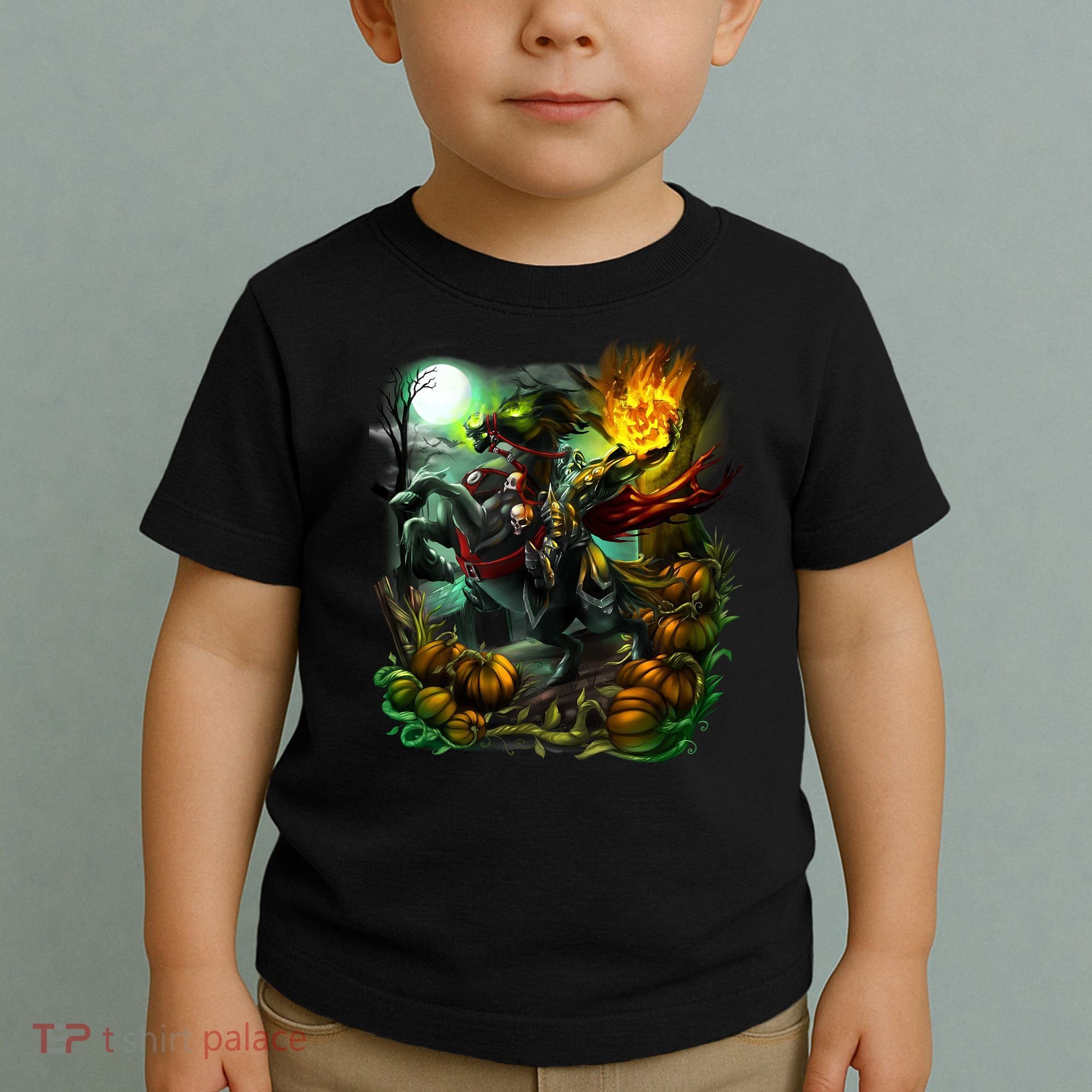 Flaming Headless Horseman Toddler T-Shirt
