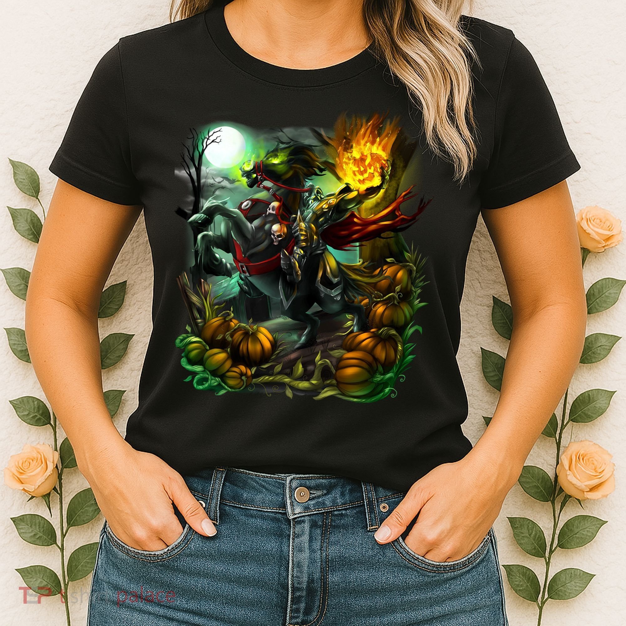 Flaming Headless Horseman Women's T-Shirt
