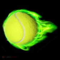 Flaming Tennis Ball Coffee Mug thumb 5