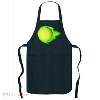 Flaming Tennis Ball Apron thumb 0