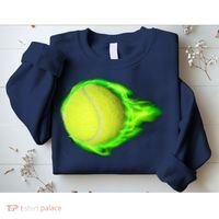 Flaming Tennis Ball Sweatshirt thumb 2