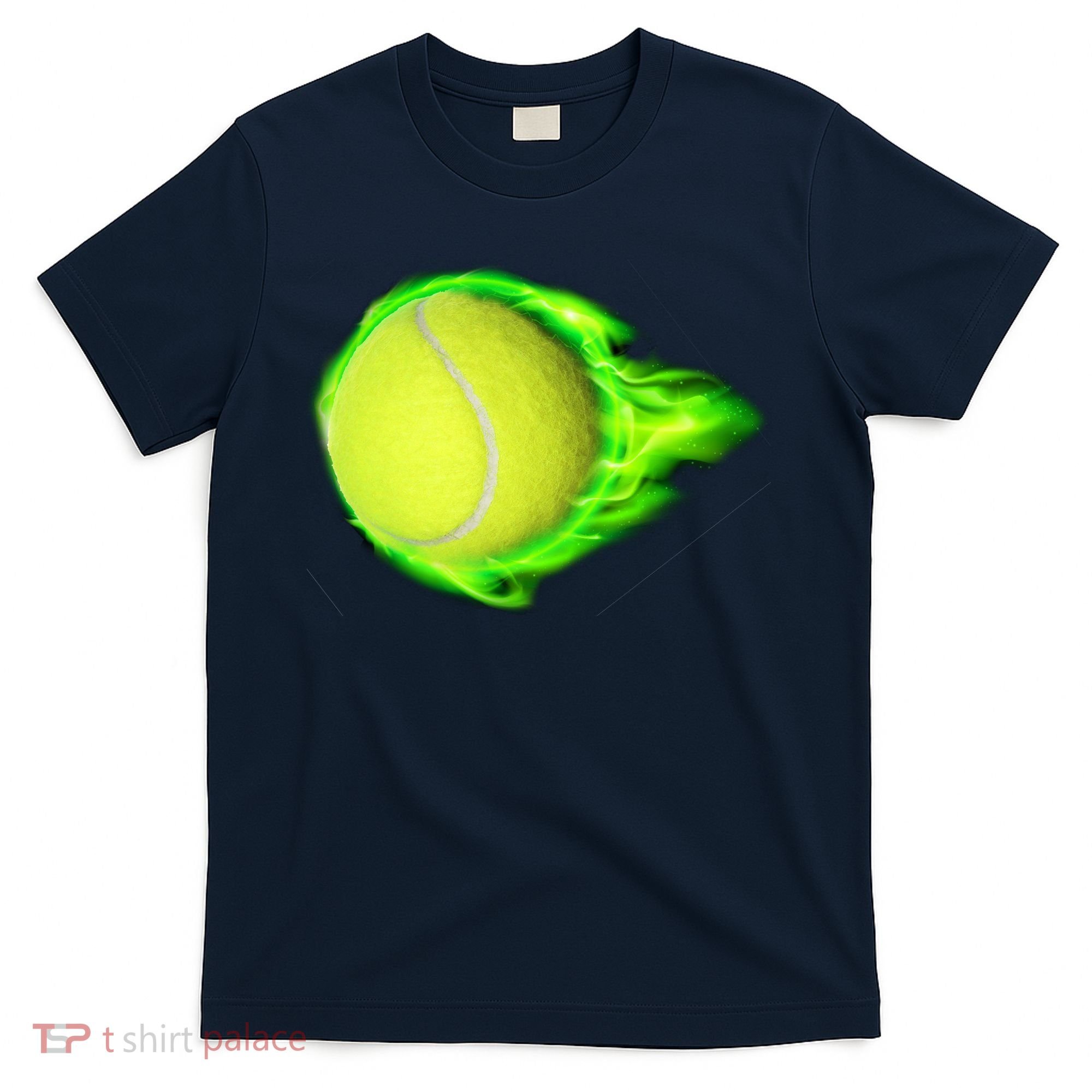 Flaming Tennis Ball T-Shirt