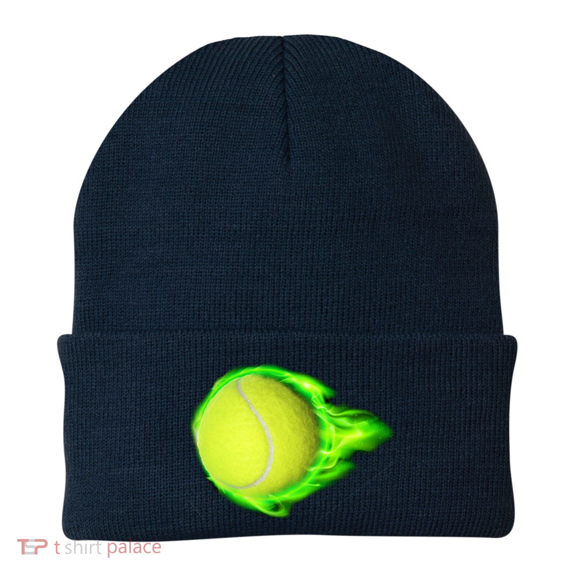 Flaming Tennis Ball Beanie