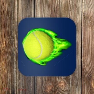 Flaming Tennis Ball Coaster