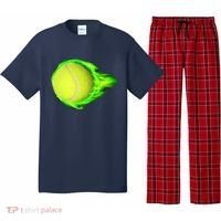 Flaming Tennis Ball Pajama Set thumb 0