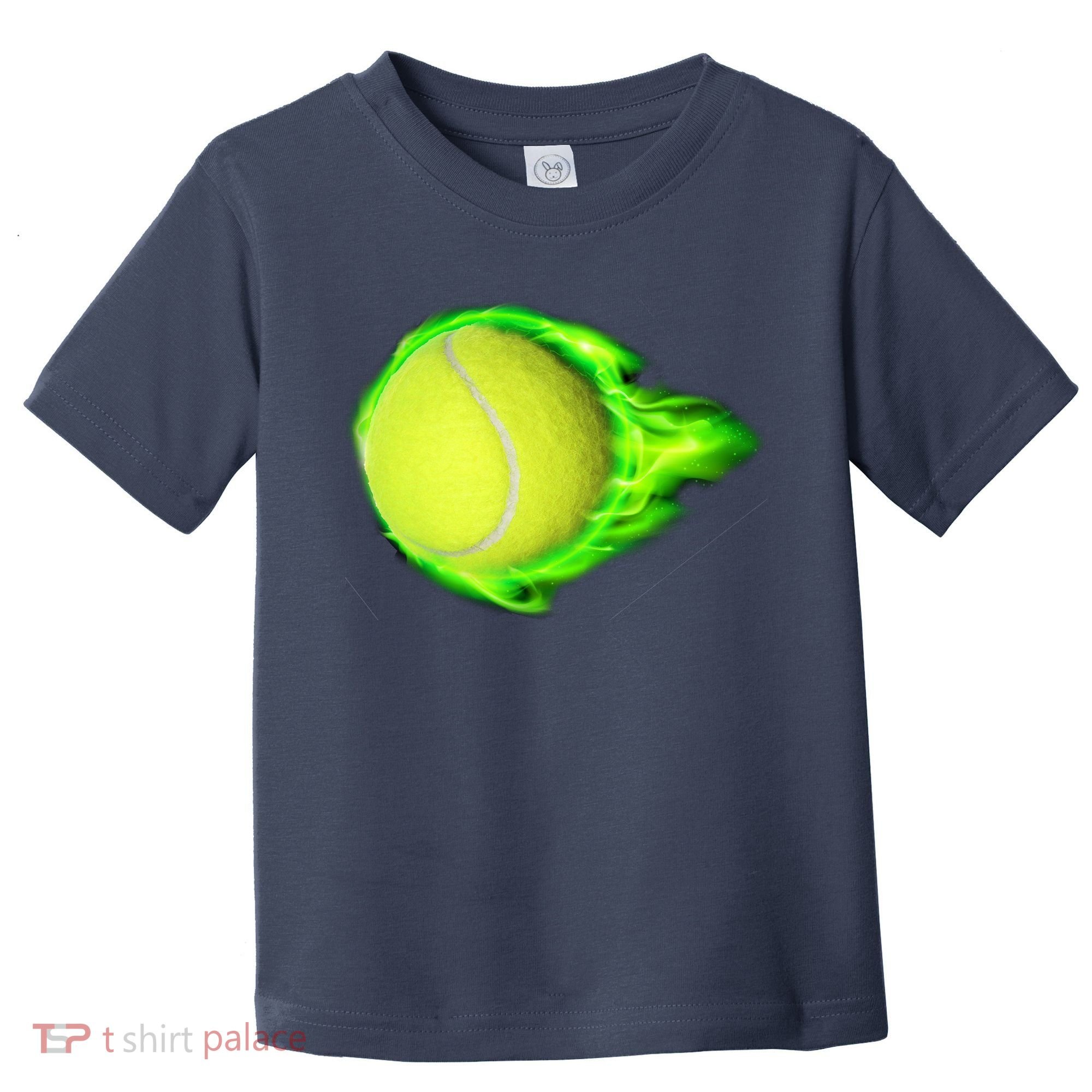 Flaming Tennis Ball Toddler T-Shirt