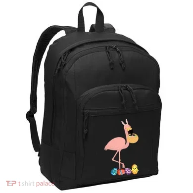 Flamingo Easter Egg Port Authority Basic Backpack