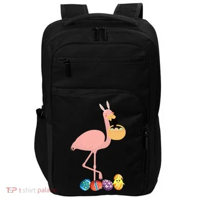 Flamingo Easter Egg Impact Tech Backpack