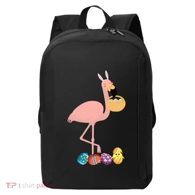 Flamingo Easter Egg Modern Backpack
