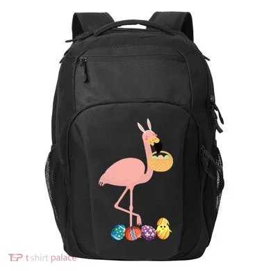 Flamingo Easter Egg Transport Backpack