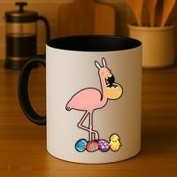 Flamingo Easter Egg Coffee Mug thumb 4