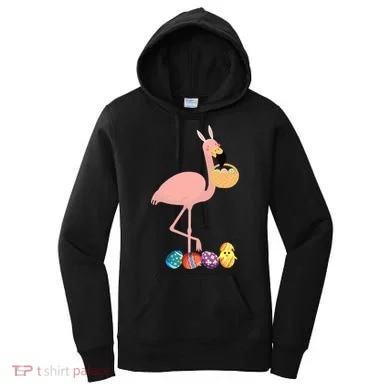 Flamingo Easter Egg Women's Hoodie