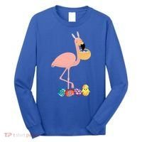 Flamingo Easter Egg Long Sleeve Shirt thumb 0