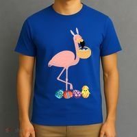 Flamingo Easter Egg T-Shirt thumb 3