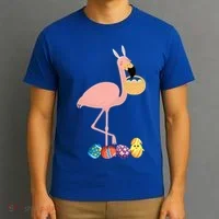 Flamingo Easter Egg T-Shirt thumb 3