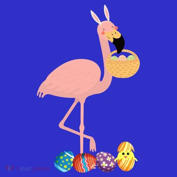 Flamingo Easter Egg T-Shirt