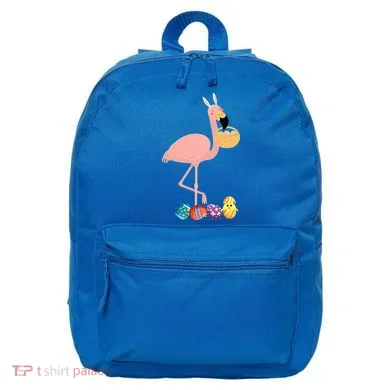 Flamingo Easter Egg 16 in Basic Backpack