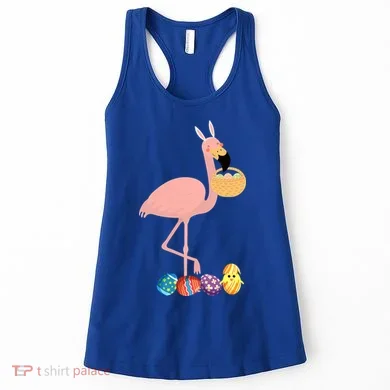 Flamingo Easter Egg Women's Tank Top