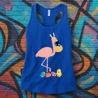 Flamingo Easter Egg Women's Tank Top thumb 3
