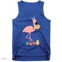 Flamingo Easter Egg Tank Top thumb 0