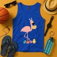 Flamingo Easter Egg Tank Top thumb 4