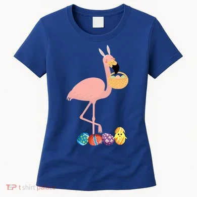Flamingo Easter Egg Women's T-Shirt