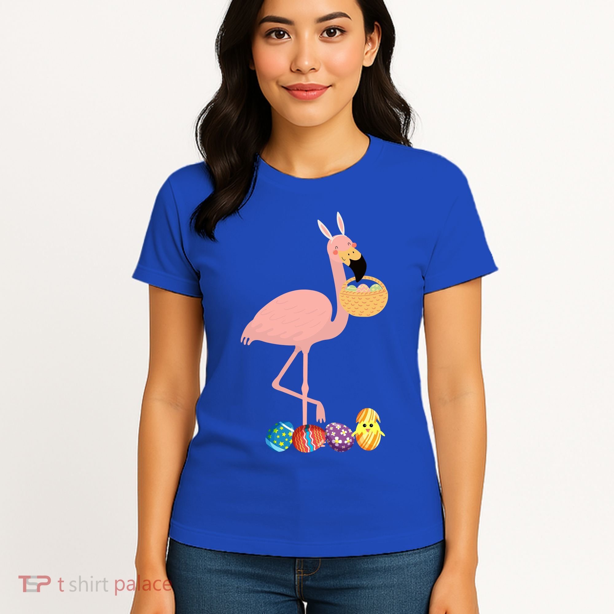 Flamingo Easter Egg Women's T-Shirt