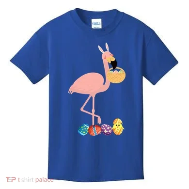 Flamingo Easter Egg Kids T-Shirt