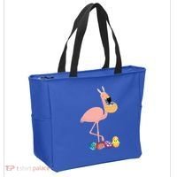 Flamingo Easter Egg Tote Bag thumb 2