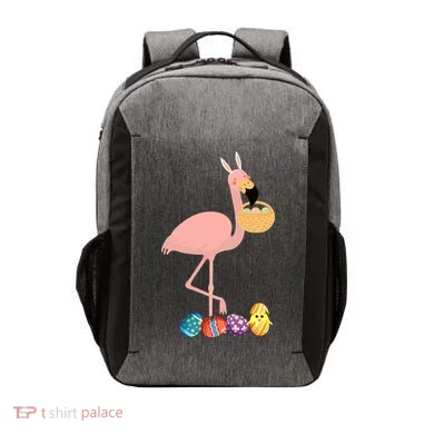 Flamingo Easter Egg Vector Backpack