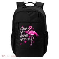 Flamingo Stand Tall And Be Fabulous Backpack thumb 0