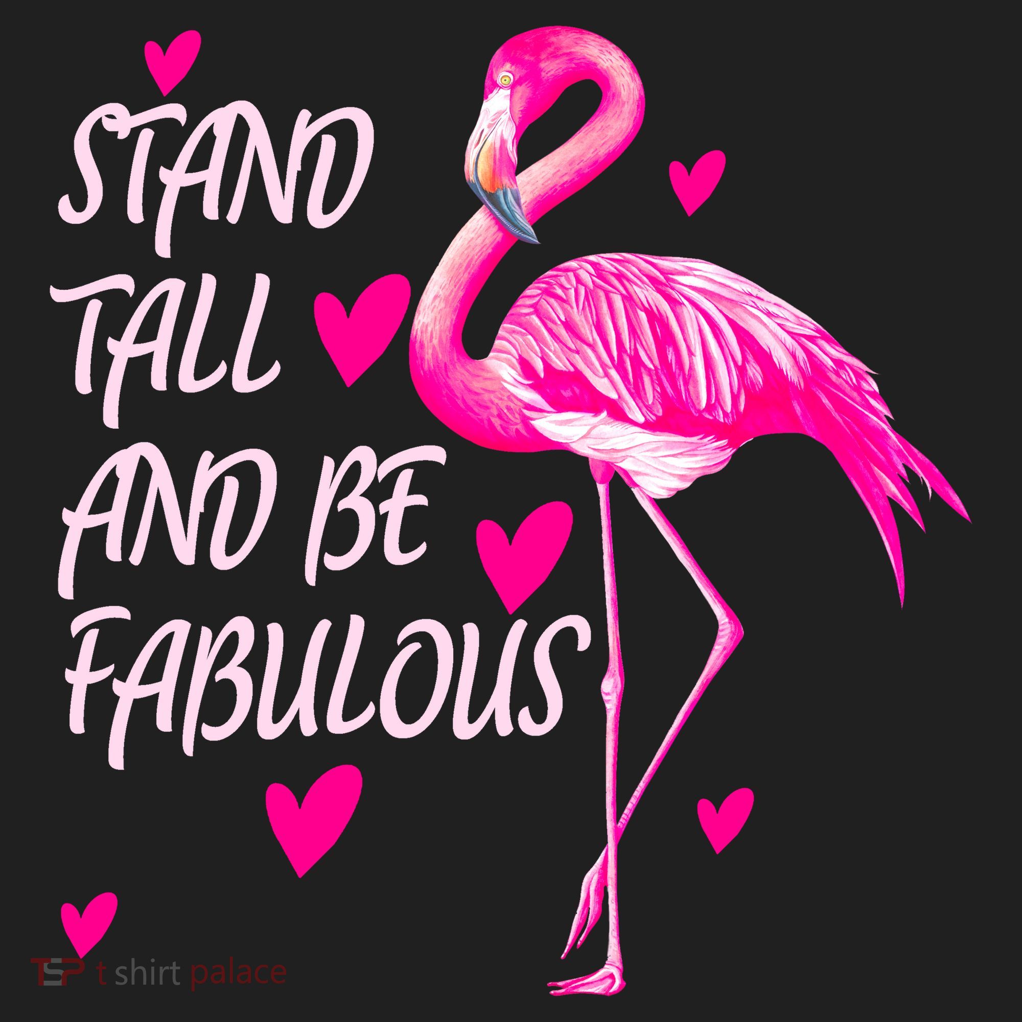 Flamingo Stand Tall And Be Fabulous Beanie