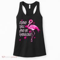 Flamingo Stand Tall And Be Fabulous Women's Tank Top thumb 0