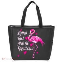 Flamingo Stand Tall And Be Fabulous Tote Bag thumb 0