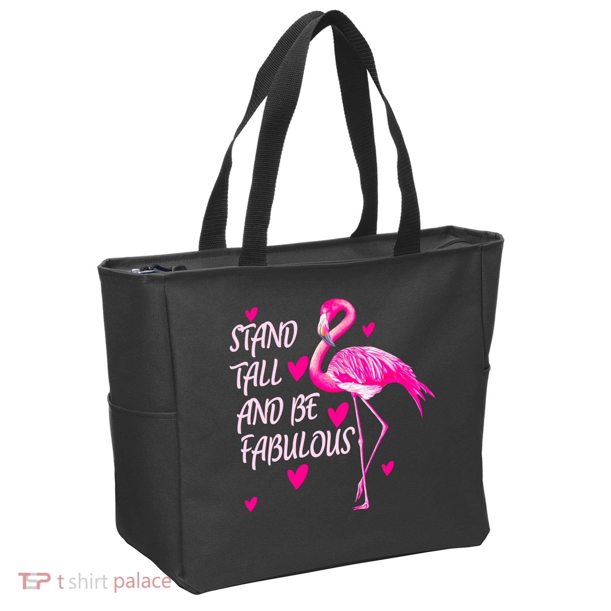 Flamingo Stand Tall And Be Fabulous Tote Bag