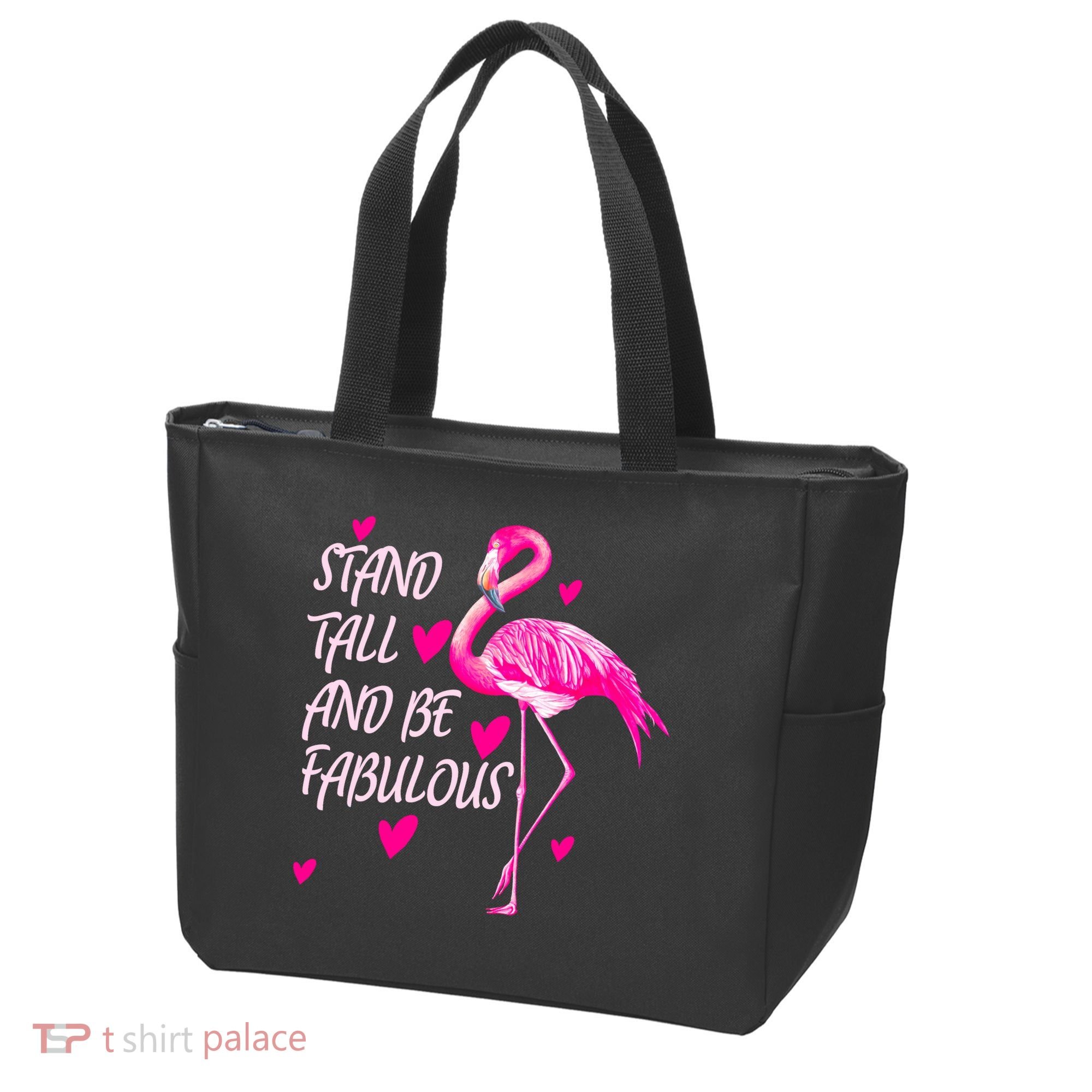 Flamingo Stand Tall And Be Fabulous Tote Bag