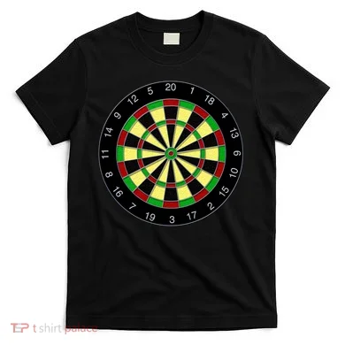 Flat Dart Board Gaming T-Shirt