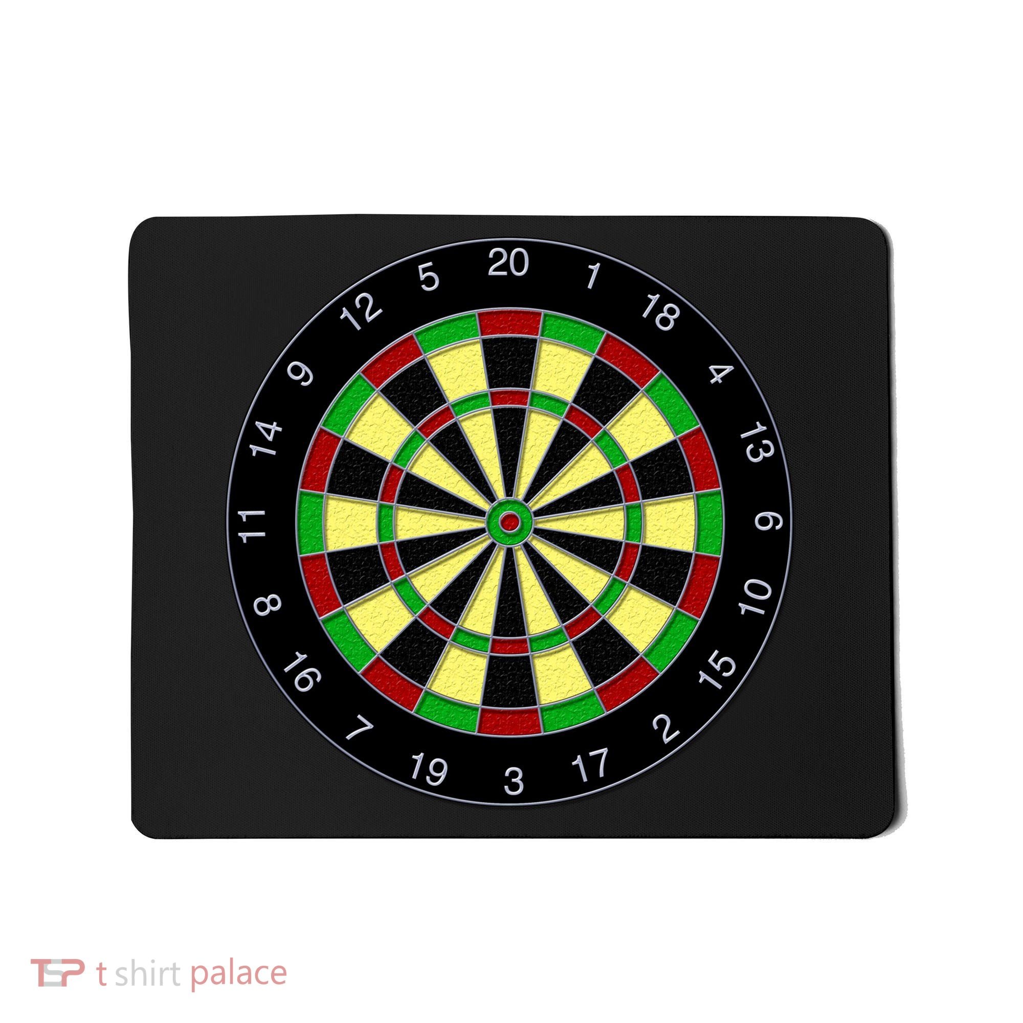 Flat Dart Board Gaming Mousepad