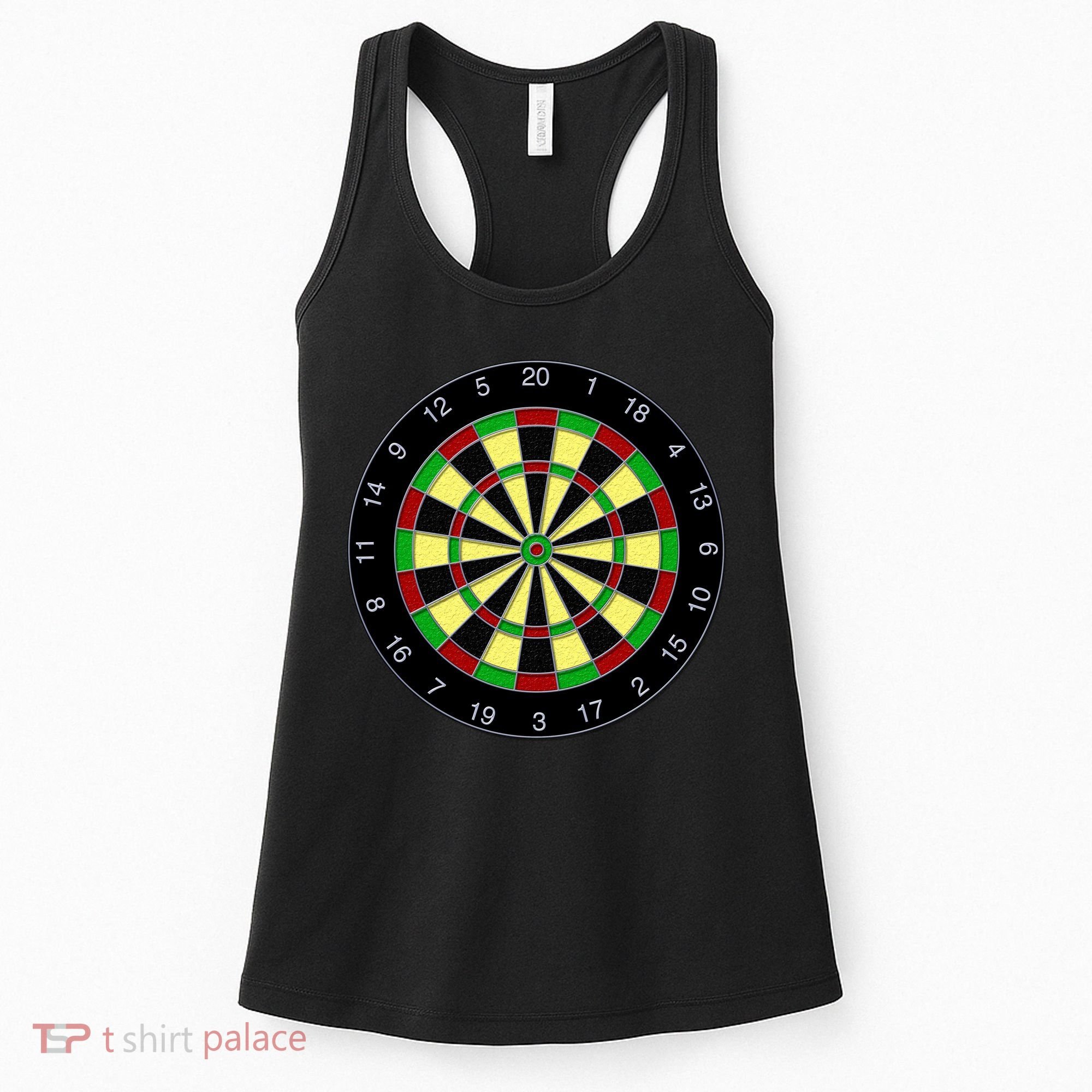 Flat Dart Board Gaming Women's Tank Top