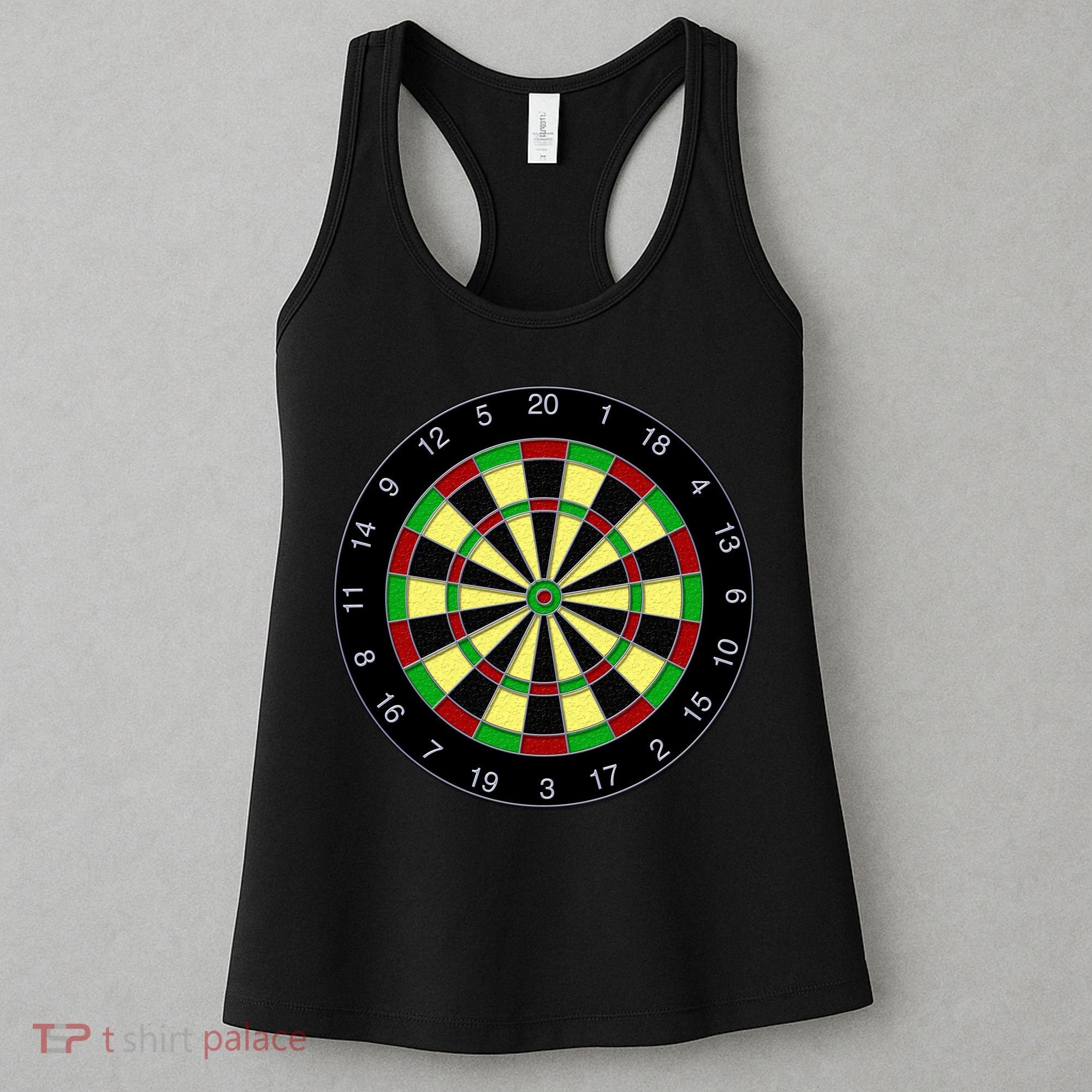 Flat Dart Board Gaming Women's Tank Top