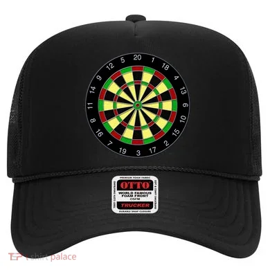 Flat Dart Board Gaming Hat