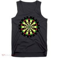 Flat Dart Board Gaming Tank Top thumb 0