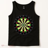 Flat Dart Board Gaming Tank Top thumb 2