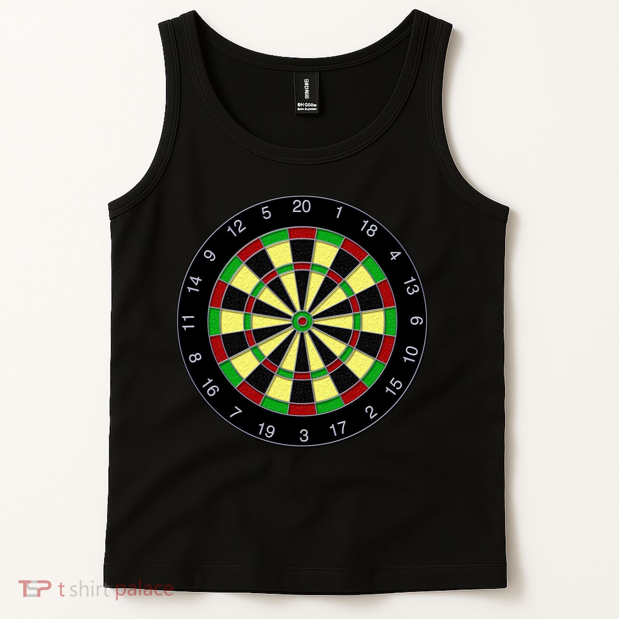 Flat Dart Board Gaming Tank Top