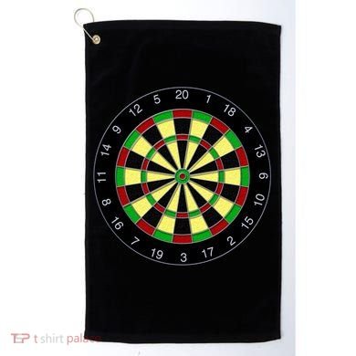 Flat Dart Board Gaming Golf Towel