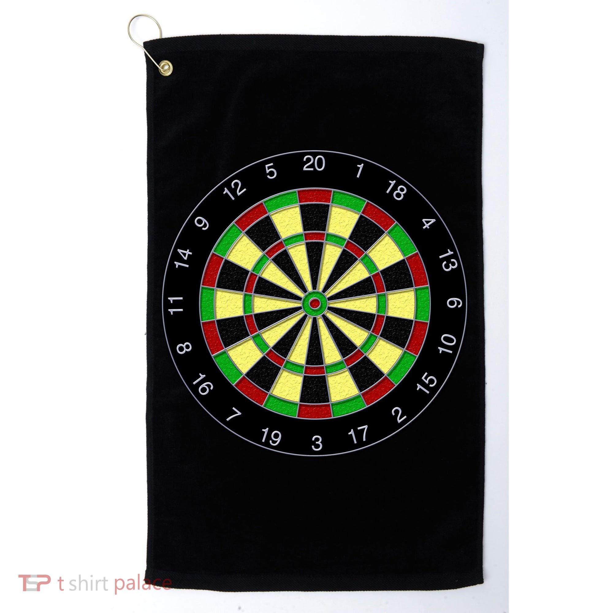 Flat Dart Board Gaming Golf Towel