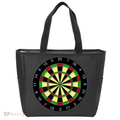 Flat Dart Board Gaming Tote Bag